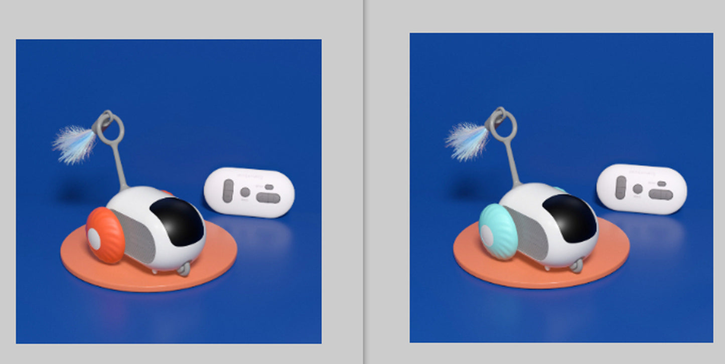Remote Control Interactive Cat Car Toy USB Charging Chasing Automatic Self-Moving Remote Smart Control Car Interactive Cat Toy Pet Products