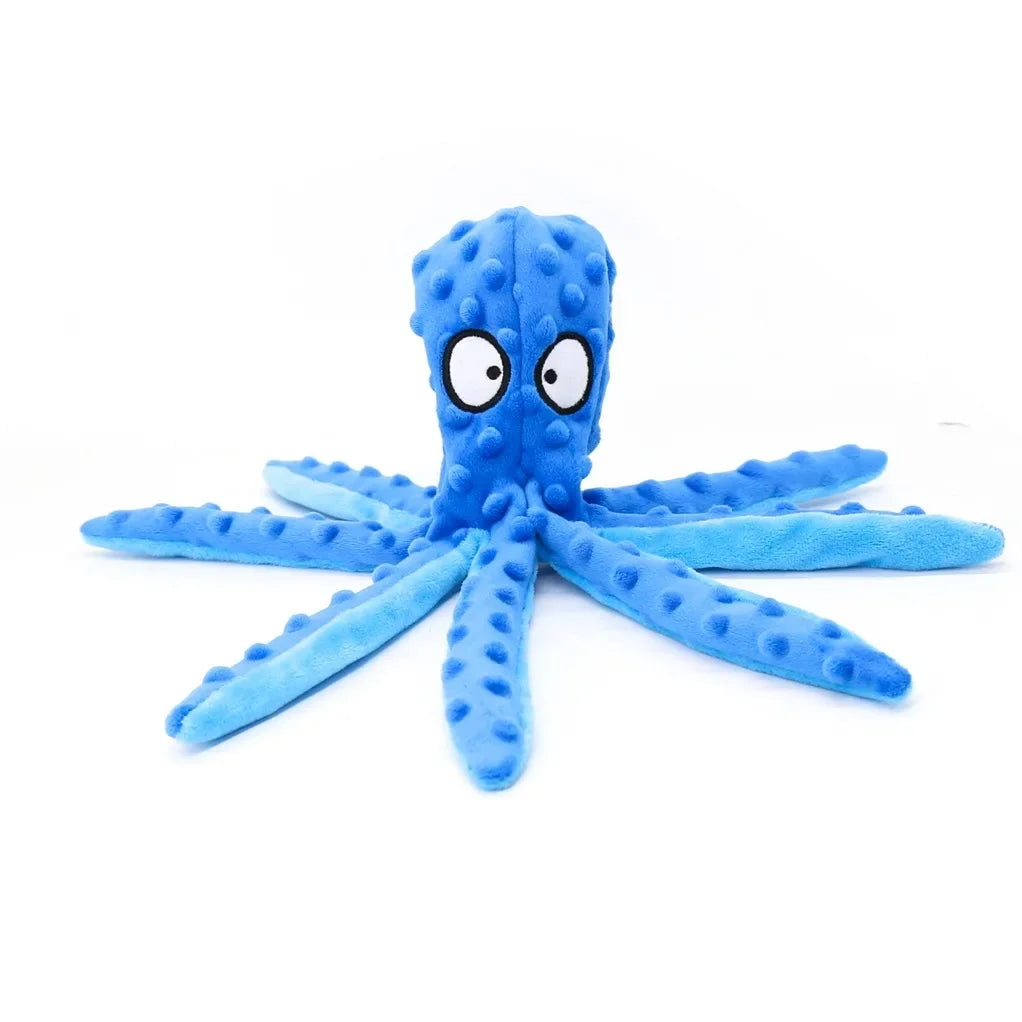 Pet Plush Toy Dog Sound Octopus Animal Shape Toy Interactive Dog Teeth Clean Chew Toy Pet Supplies for Small Meduim Large Dog