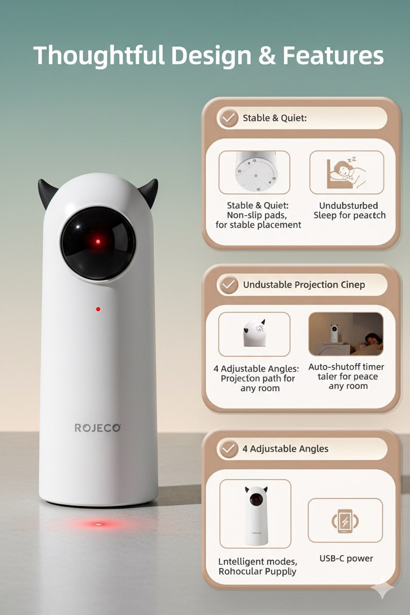 WhiskersnTails LaserChase™ – Automatic Interactive Cat Toy