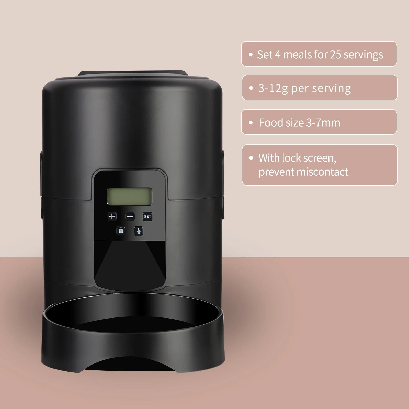 2L APP Control Automatic Pet Feeder Button Version Auto Cat Food Dispenser Smart Control Pet Feeder for Cats Dog Dry Food Bowl