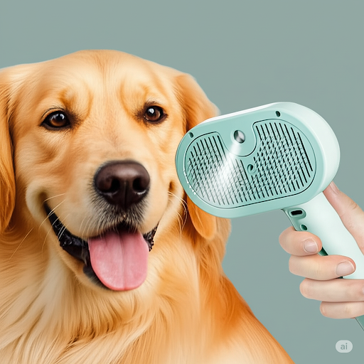 Purrfect Pet Grooming Comb – Deshedding Brush for Dogs & Cats