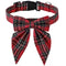 Cotton Christmas Snowflake Bow Dog Collars Puppy Pet Cat Accessories Dog Collar for Small Large Dogs