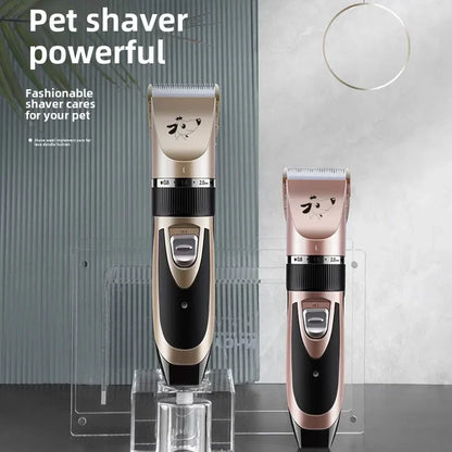 Professional Cat Dog Hair Clipper Grooming Kit Rechargeable Pet Hair Trimmer Shaver Set Animals Hair Cutting Machine Low-Noise